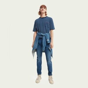 SCOTCH & SODA
Striped Organic Cotton
Regular-Fit T-Shirt